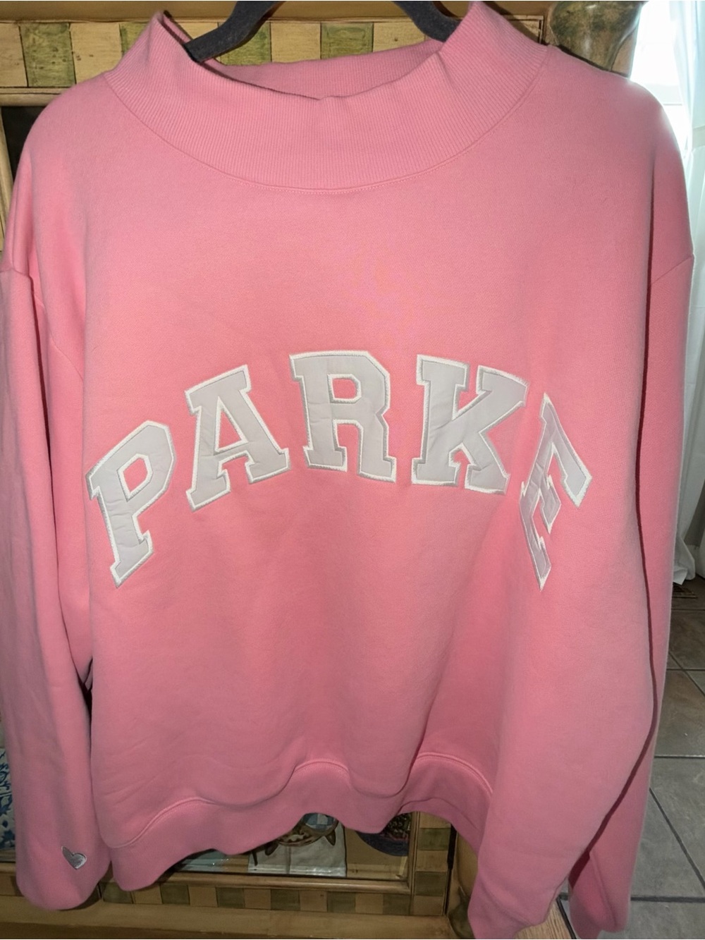 Parke Pink Crewneck Sweater Valentine edition